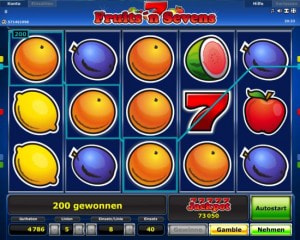 fruits sevens slot