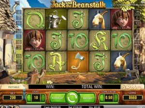 netent jack and the beanstalk spielen